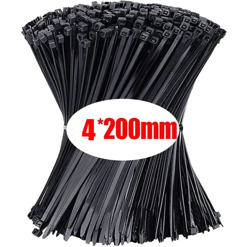 Black(4x200mm) / 200pcs