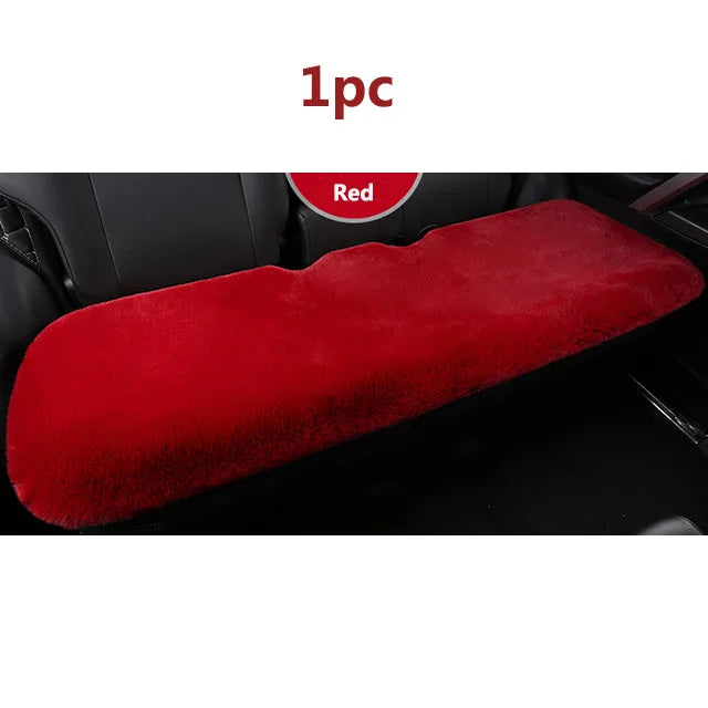 Lot de 3 Coussins Assises de Voiture Fourrure - Doux et Confortables