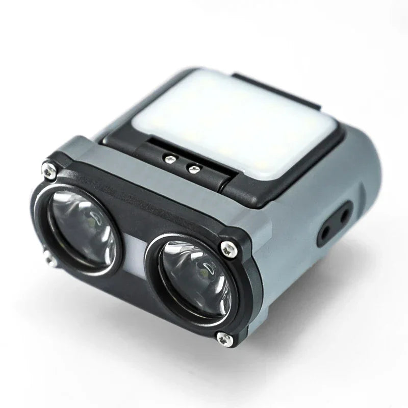 Éclairage Frontal LED Rotative - Haute Puissance & Portable