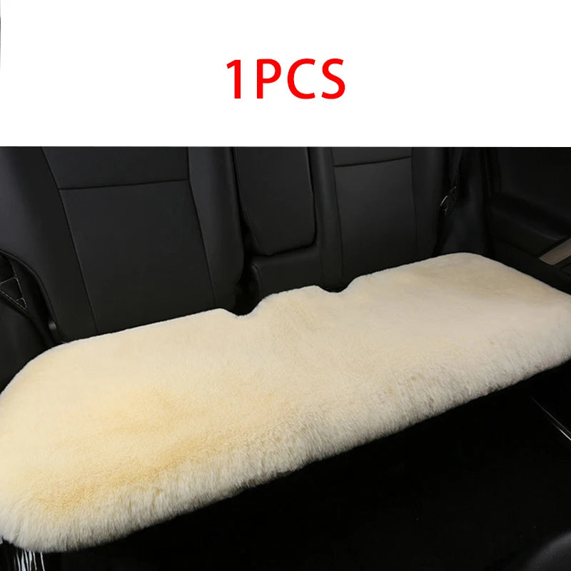 Lot de 3 Coussins Assises de Voiture Fourrure - Doux et Confortables