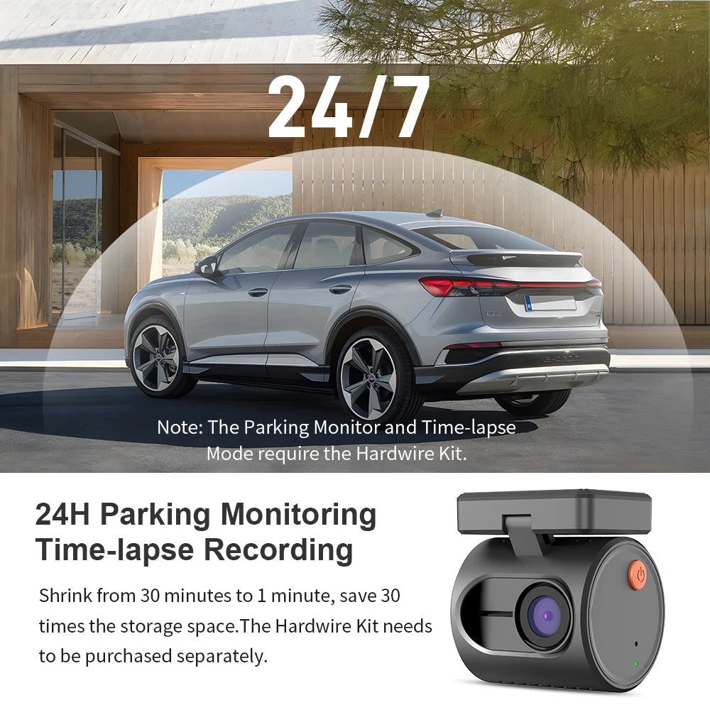 Mini DashCam Discrète Vidéo 2K