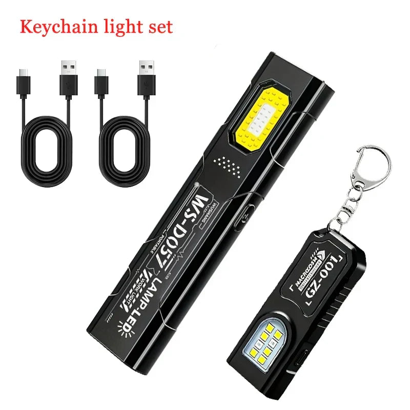 2X Mini Lampe Porte-Clés LED Ultra Puissante