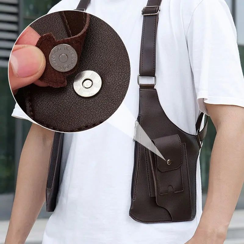 Sacoche de poitrine tactique anti-vol
