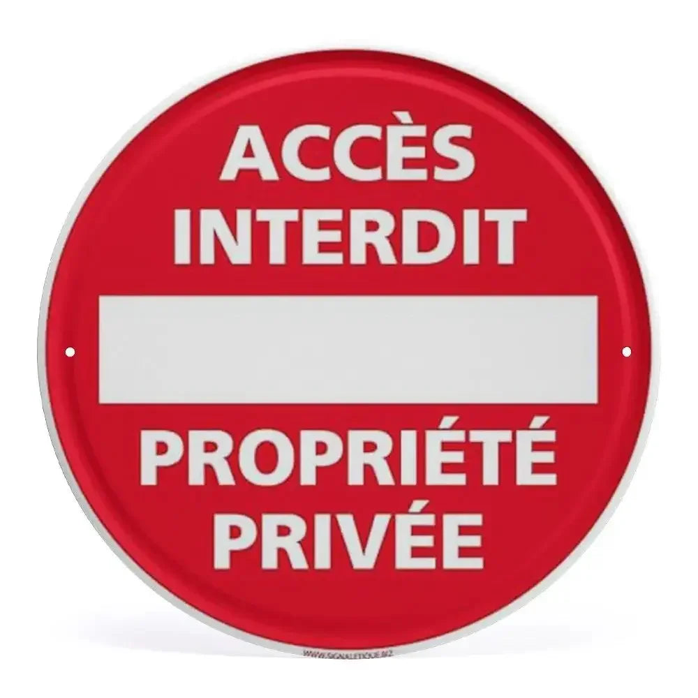 Panneau de Signalisation Stationnement & Interdiction