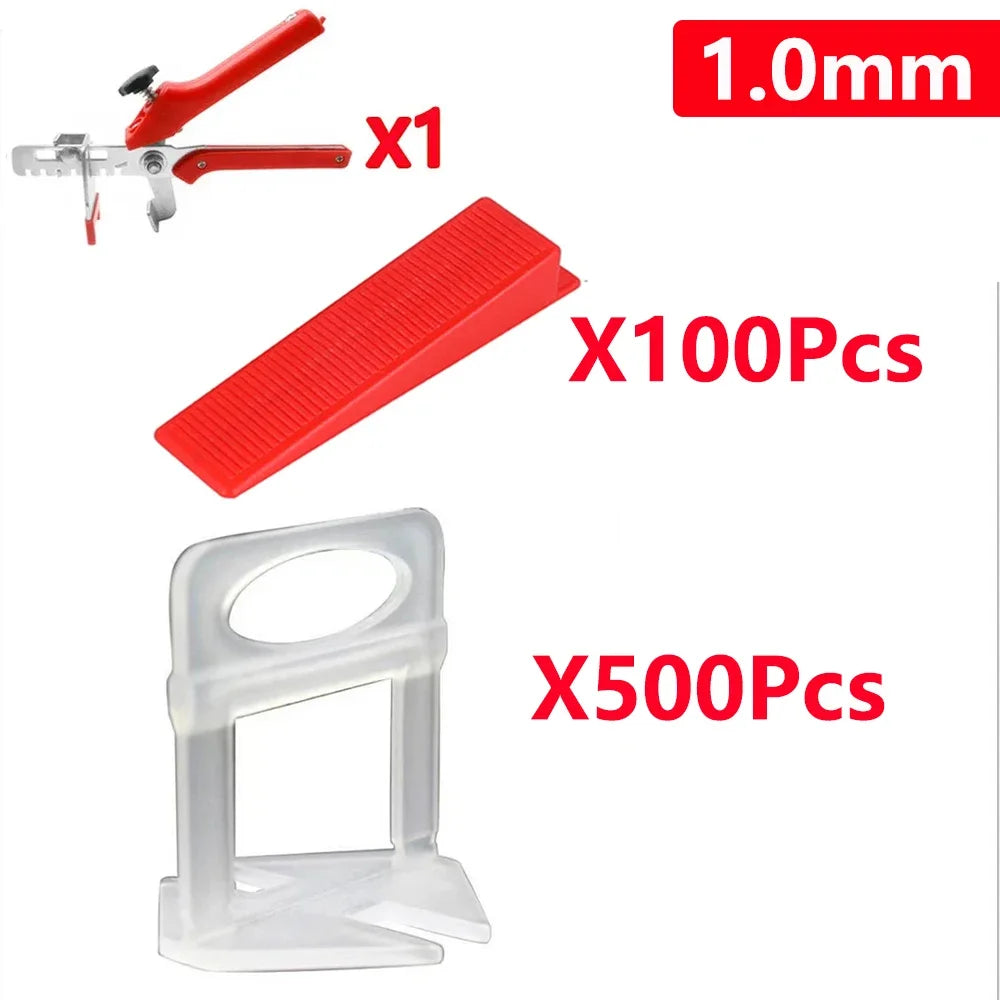 Kit Complet pour Pose de Carrelage - Cales + Croisillons + Pince
