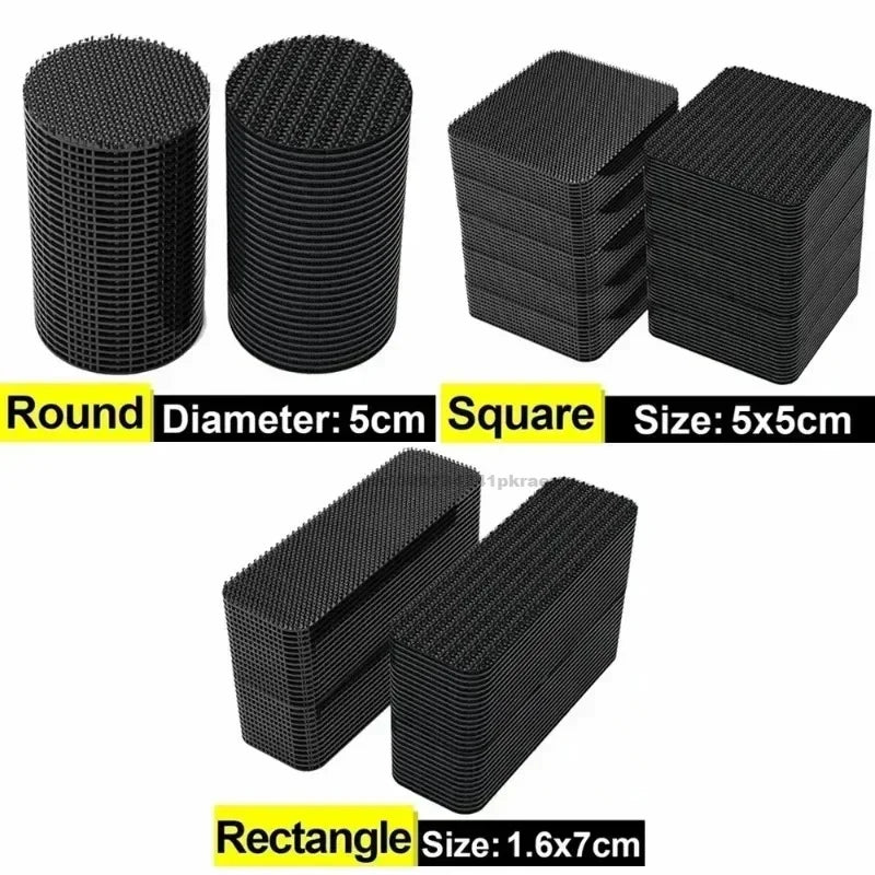 Patchs Velcros Auto-Adhésifs Double Face – 50 paires