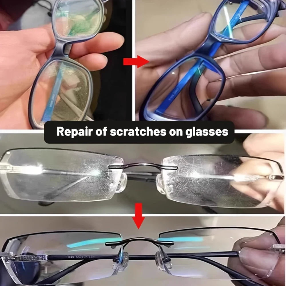 Miracle Glass - Kit de Réparation des Rayures Verres & Miroir – Restaure les Rayures en 1sec
