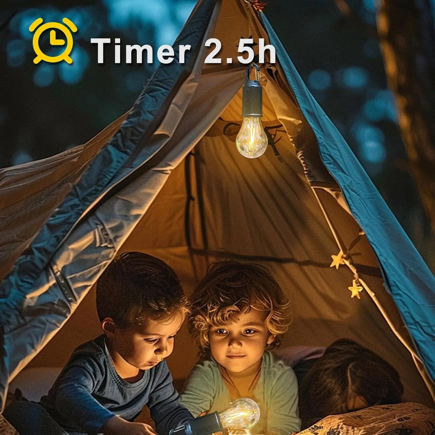 Lampe de Camping LED Étanche avec Crochet