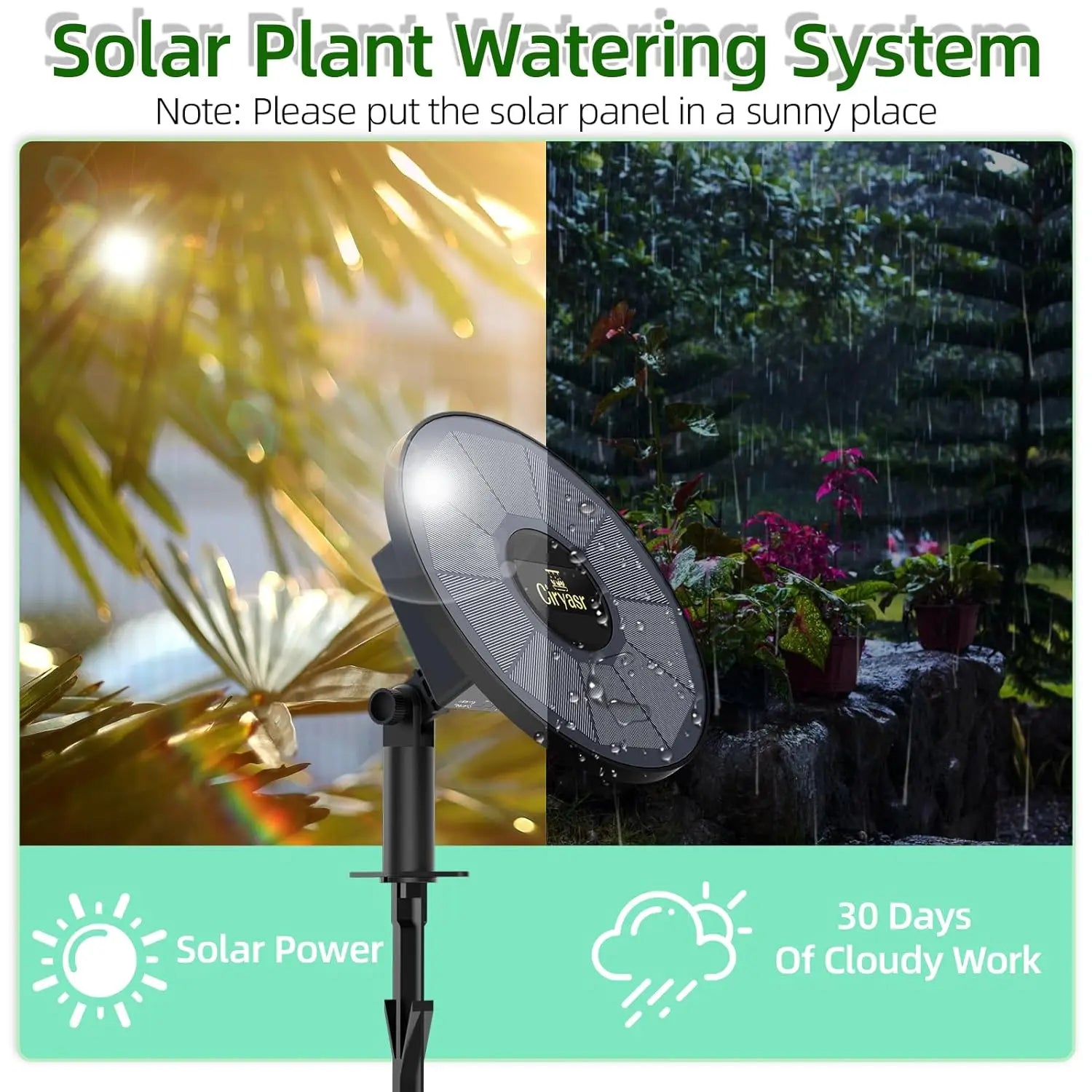 Système d'irrigation autonome solaire pour plantes