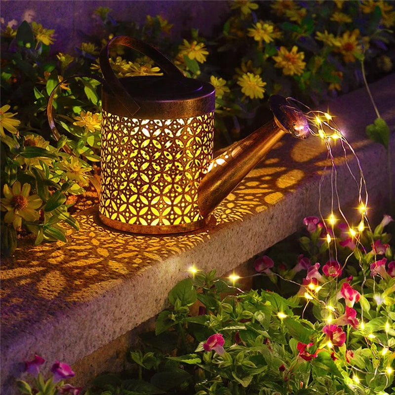 Lampe solaire imperméable en forme d'arroseur