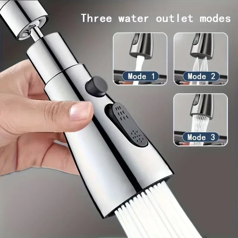Extension d'Évier de Cuisine Rotative 360° Universelle 3 Modes
