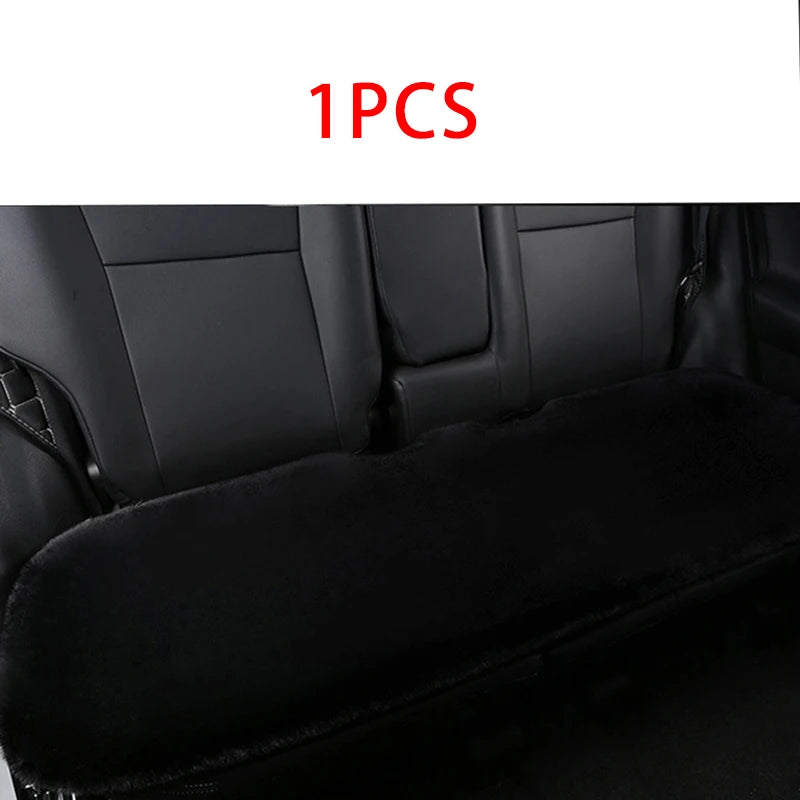 Lot de 3 Coussins Assises de Voiture Fourrure - Doux et Confortables