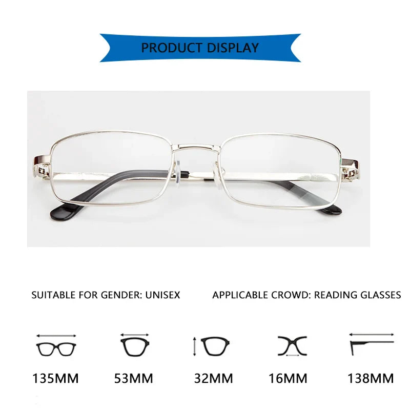 Lunettes de Lecture Verre Véritable Anti-Rayures