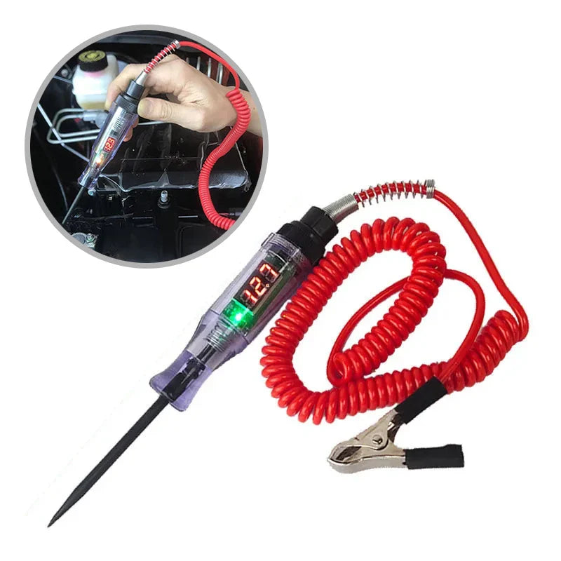 Testeur de Circuit Auto 6V–24V avec Affichage LED