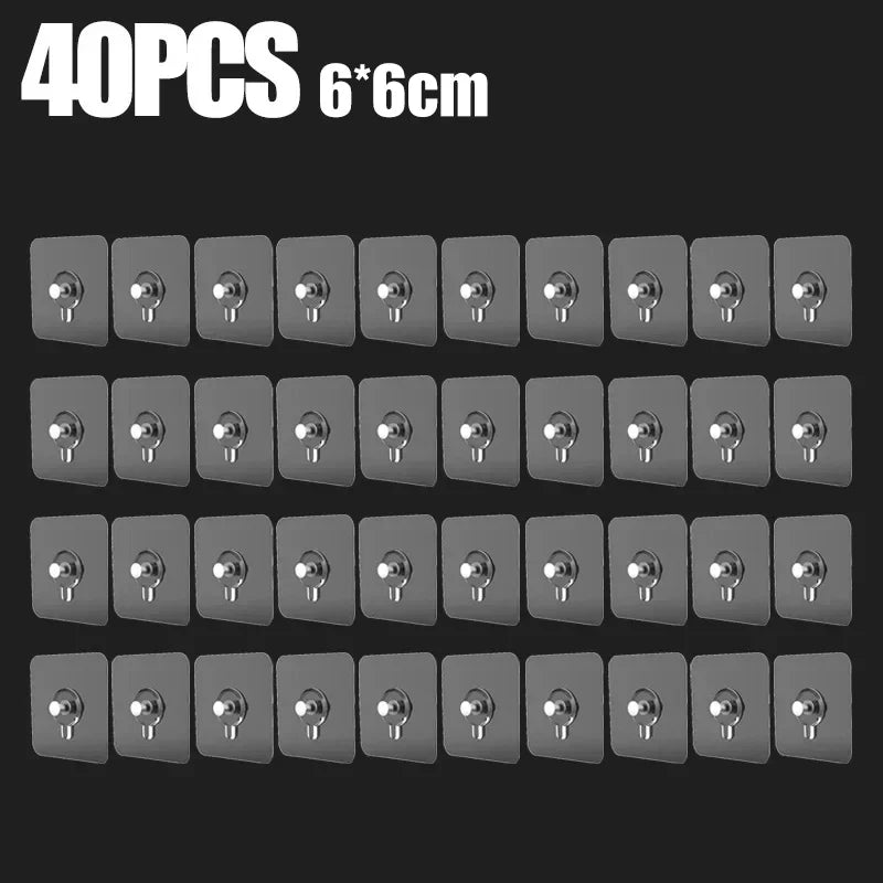 Lot De 40 Clips De Support D'étagère Réglables, Robustes Et Faciles à