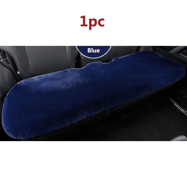 Lot de 3 Coussins Assises de Voiture Fourrure - Doux et Confortables