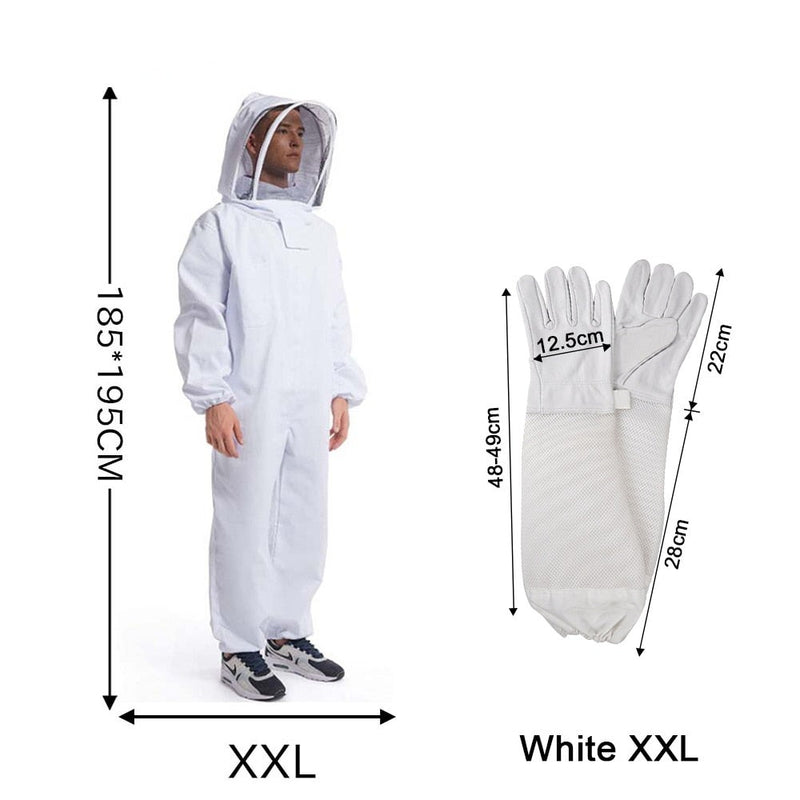 BeeReady : Combinaison + gants d'apiculteur