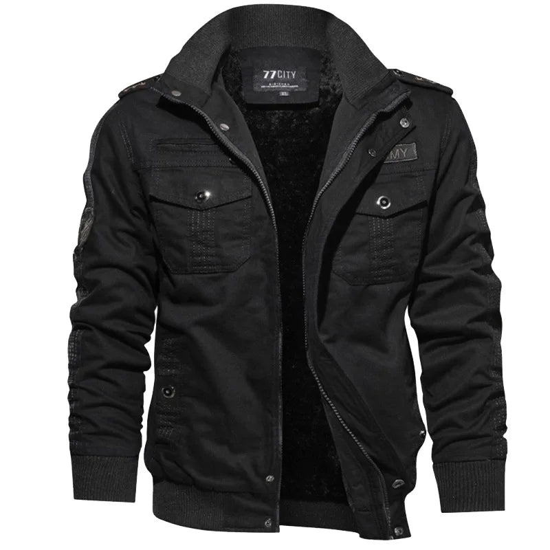 Veste U.S Army à Doublure Polaire Chaude - Homme