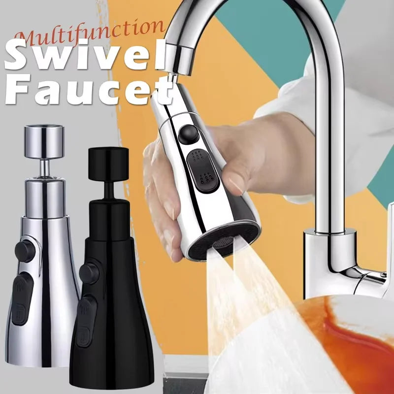 Extension d'Évier de Cuisine Rotative 360° Universelle 3 Modes