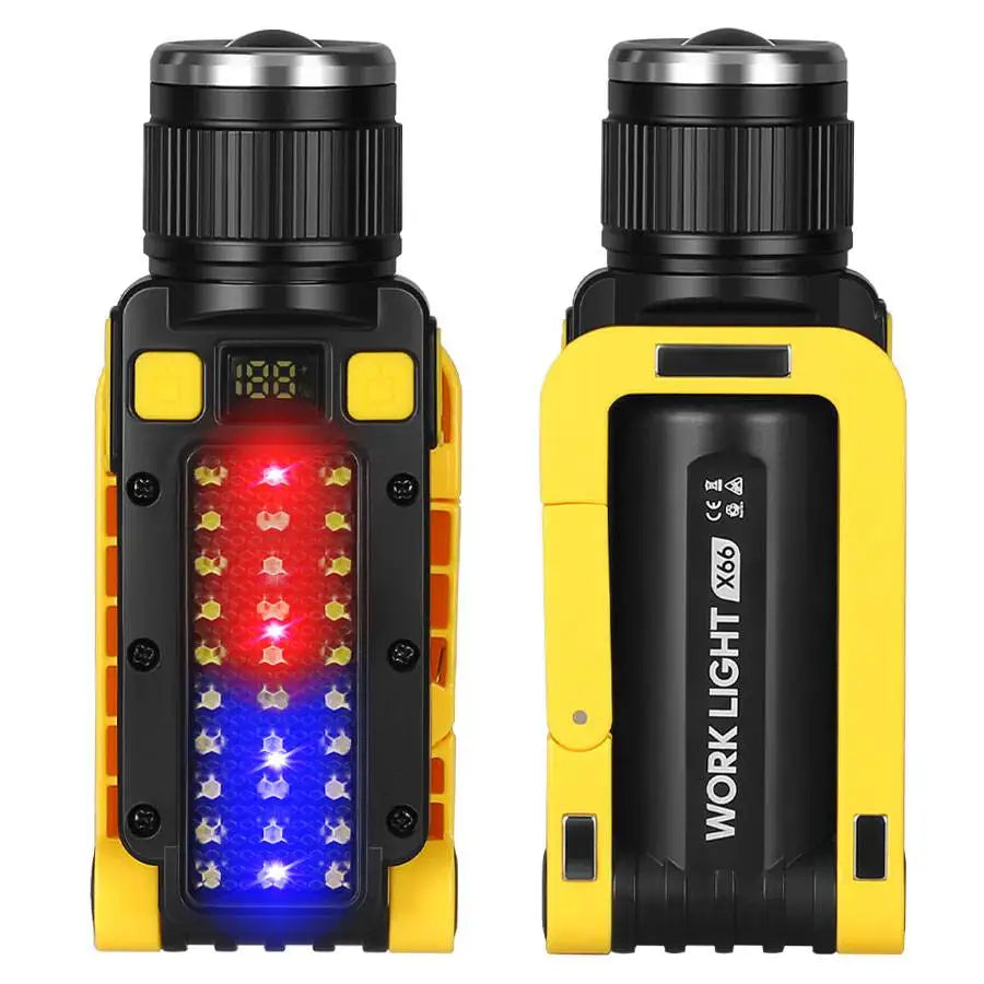 Mini Torche Multifonction Puissante COB USB – Powerbank Intégrée