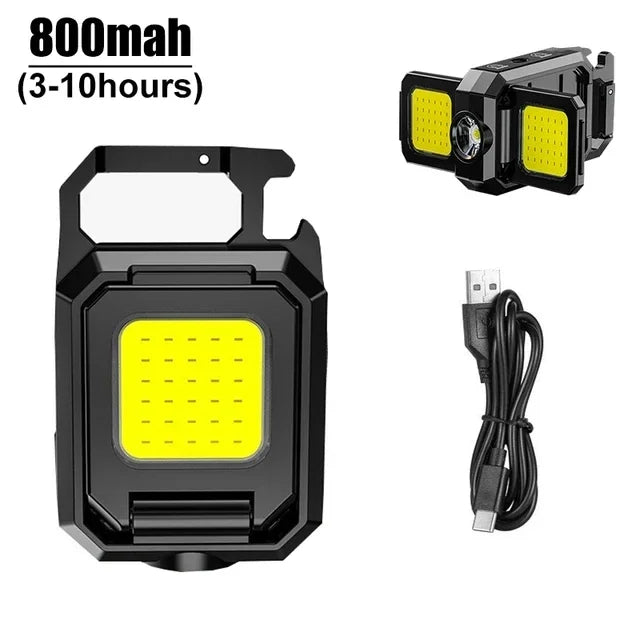 Mini lampe de poche LED PUISSANTE - Triple éclairage