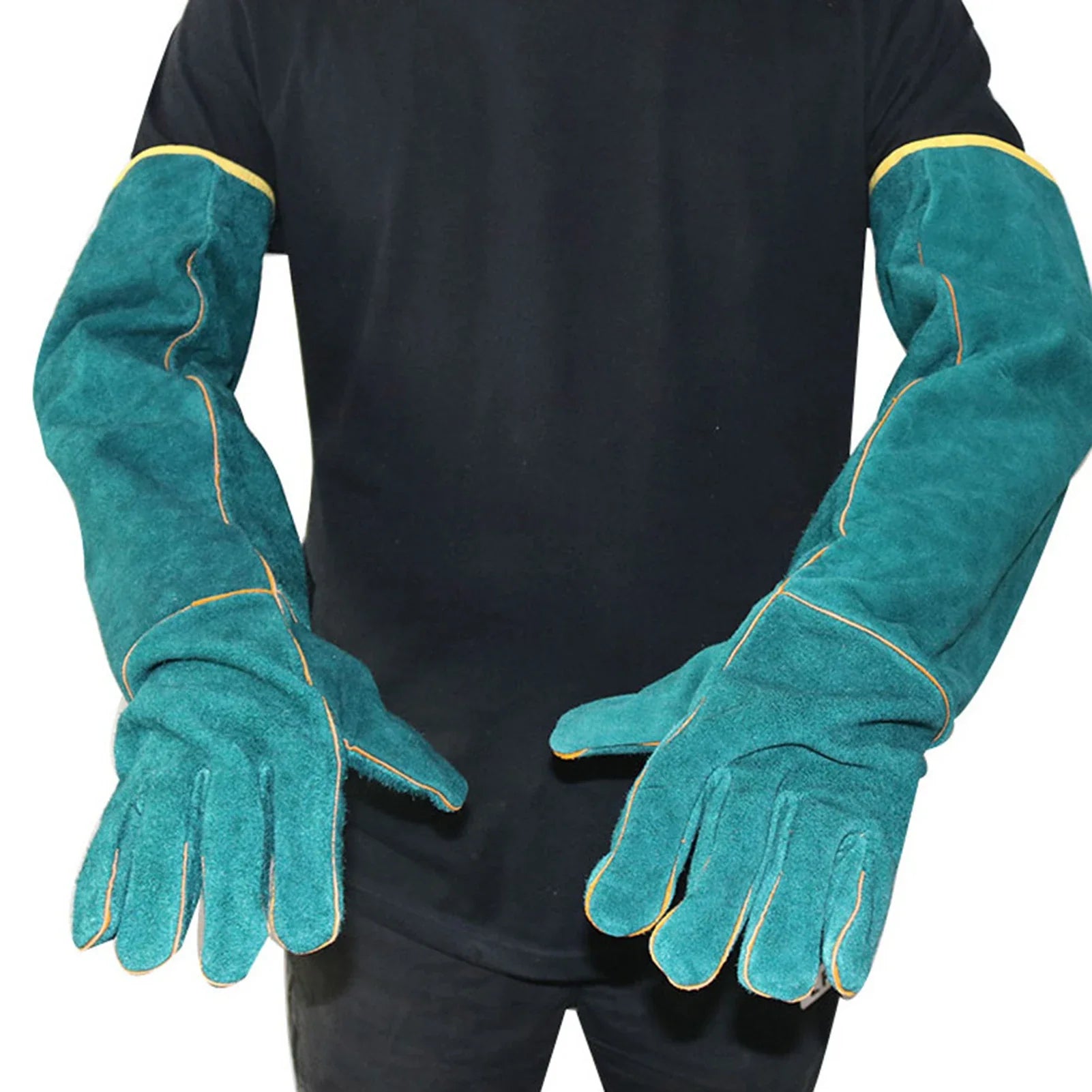 Gants de protection longs anti-morsure pour animaux