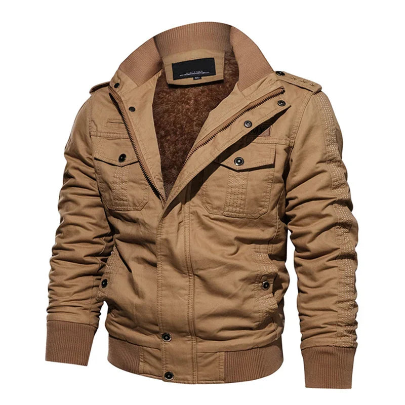 Veste U.S Army à Doublure Polaire Chaude - Homme