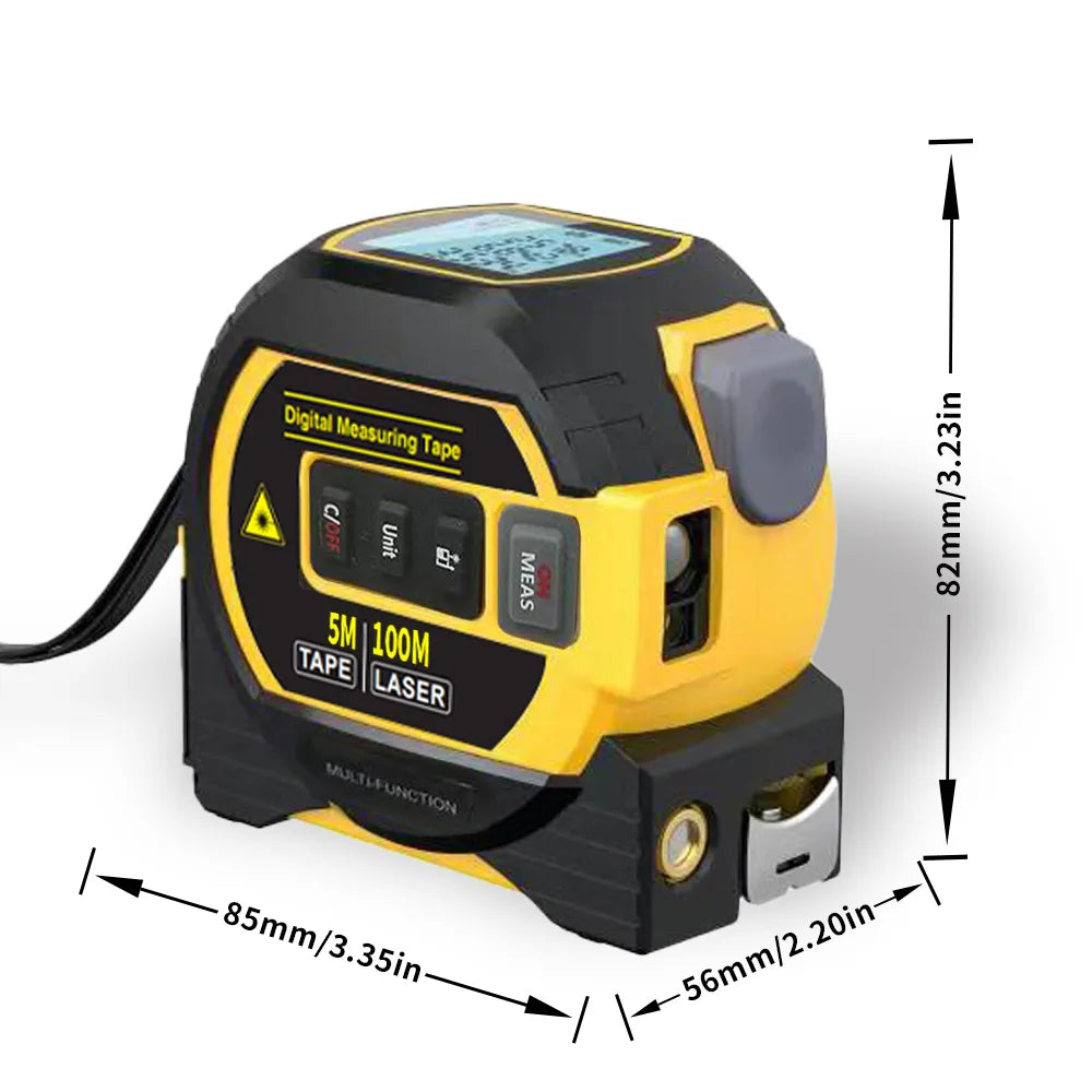 Mètre Numérique Laser - 2 en 1