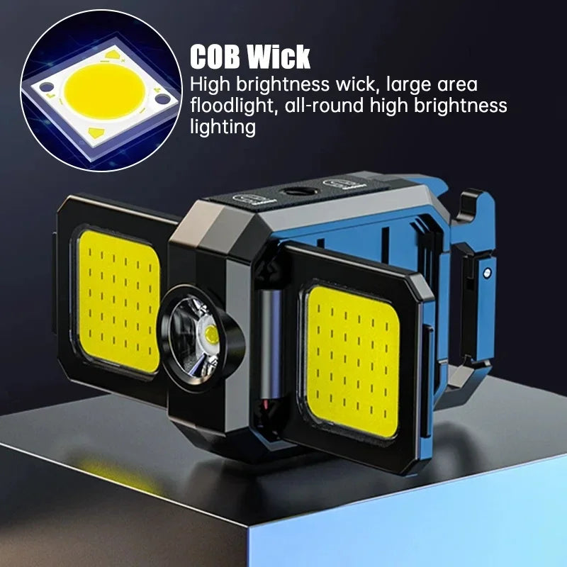 Mini lampe de poche LED PUISSANTE - Triple éclairage