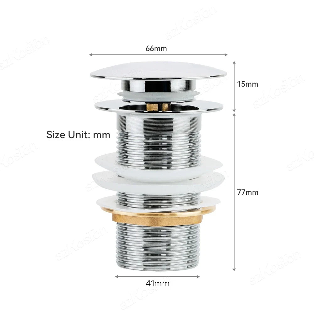 Bonde Universelle pour Evier de Cuisine ou Lavabo