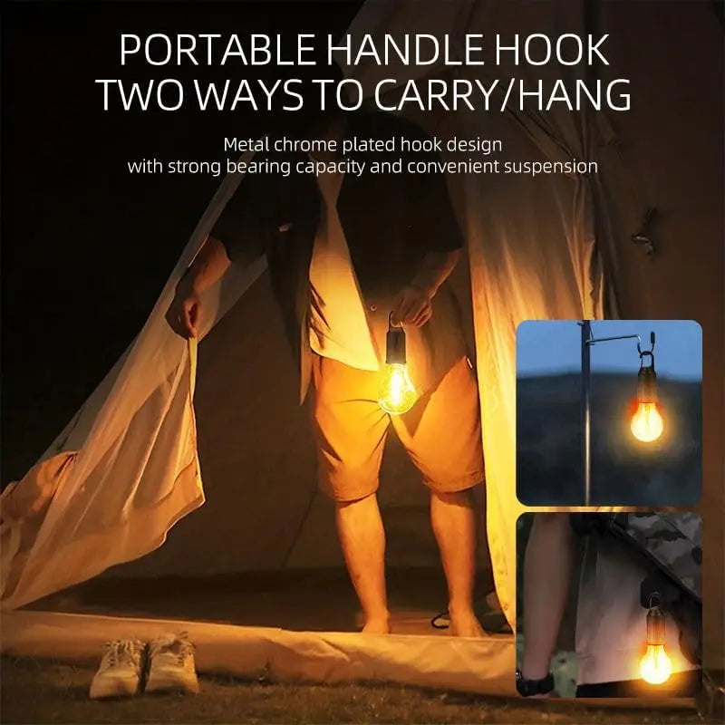 Lampe de Camping LED Étanche avec Crochet
