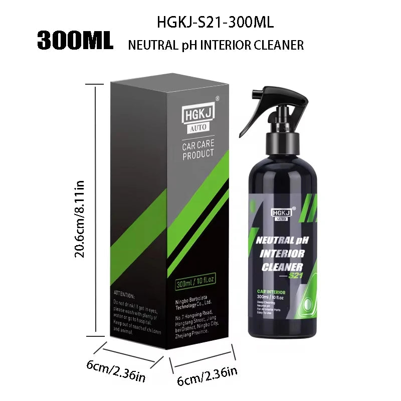 Spray Nettoyant Voiture Multi-Surfaces Sans Rinçage