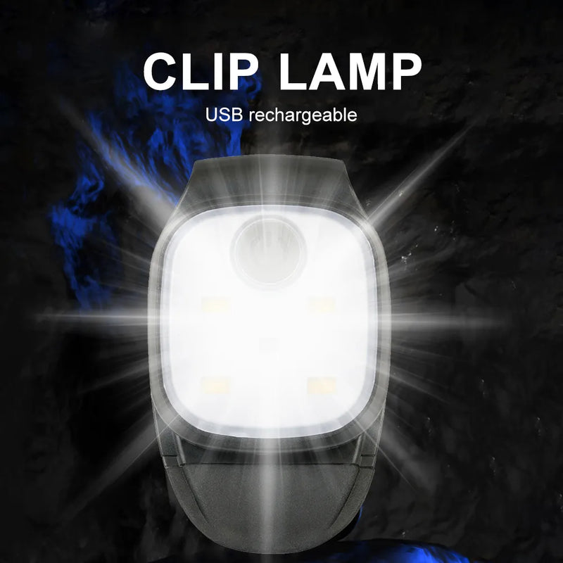 Lampe de Poche Clip - 4 Modes
