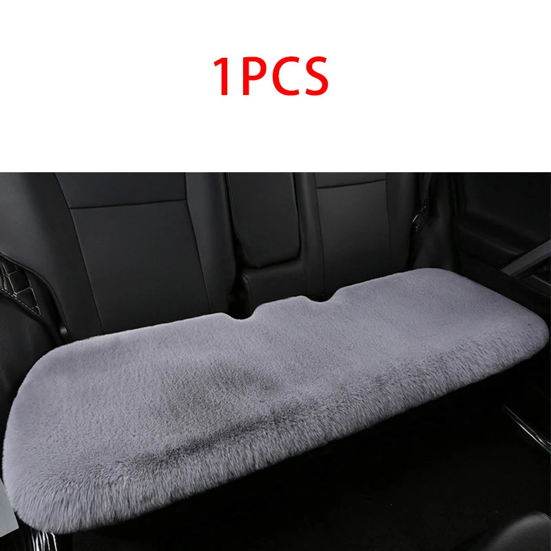 Lot de 3 Coussins Assises de Voiture Fourrure - Doux et Confortables