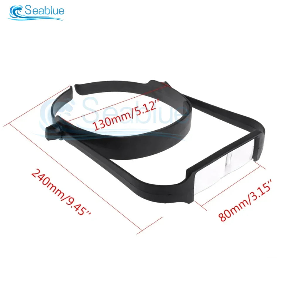 Loupe Frontale LED Réglable avec 4 Lentilles