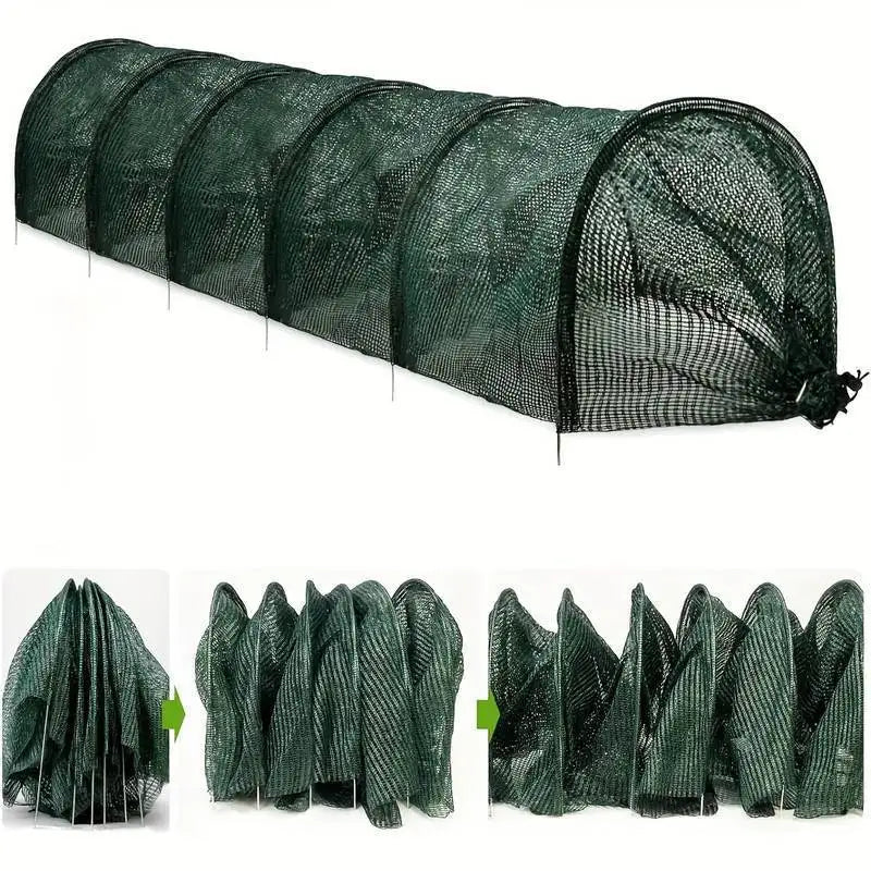 Tunnel de Forçage en Accordéon Anti-nuisibles de Jardin