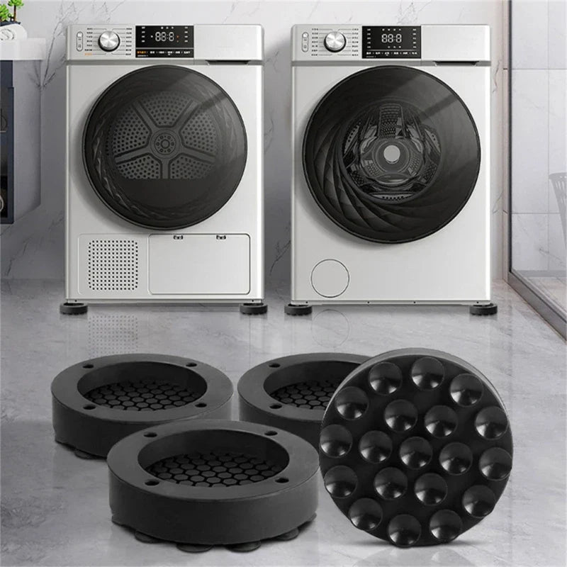 Patins Antivibrations avec Ventouses Ultra-Stables pour Lave-Linge