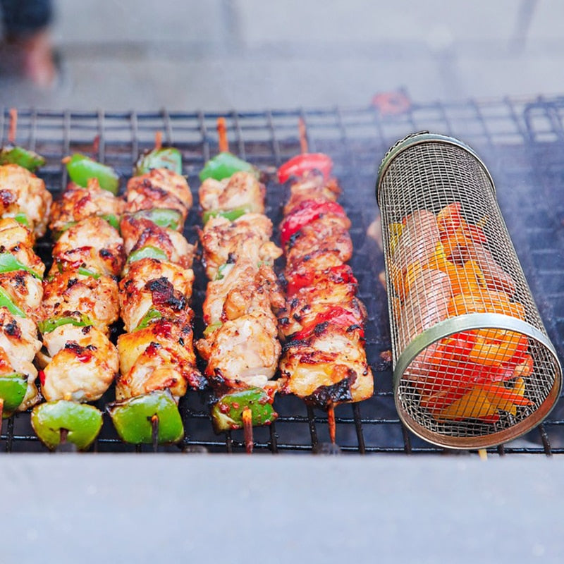 2 x Grille de barbecue en acier inoxydable étanche