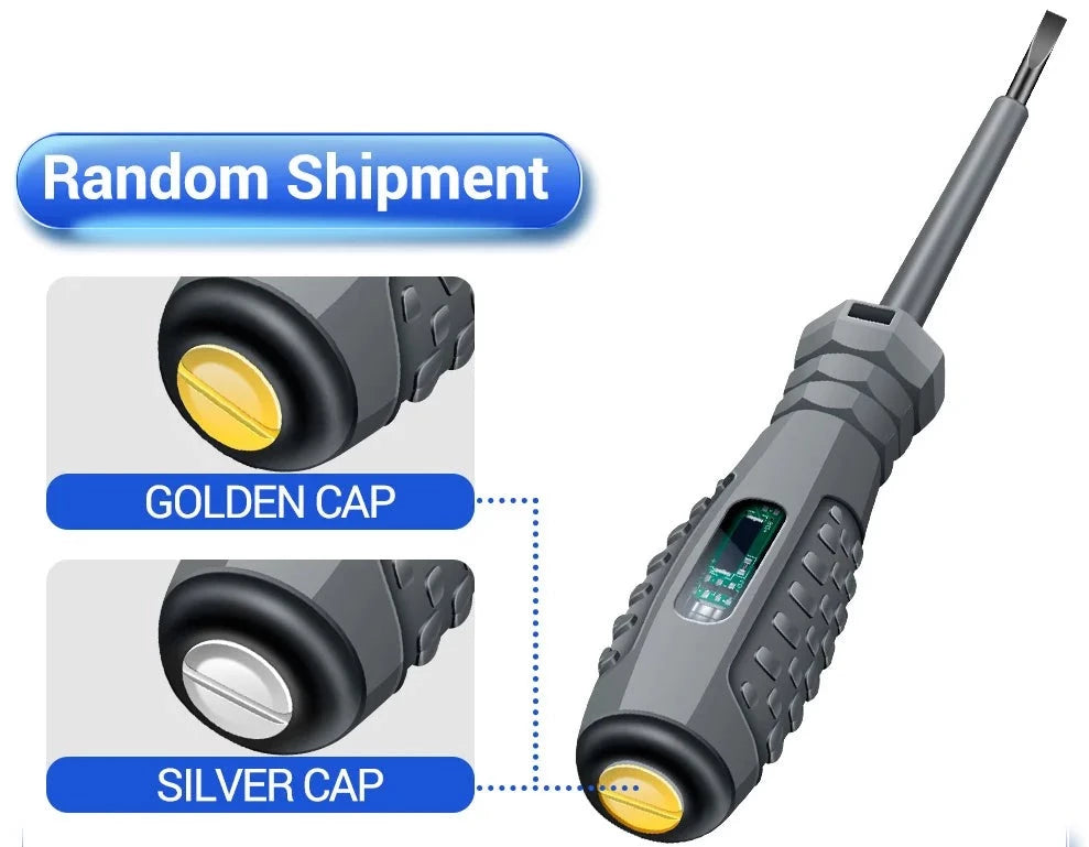 Tournevis 2 en 1 avec Détecteur de Tension