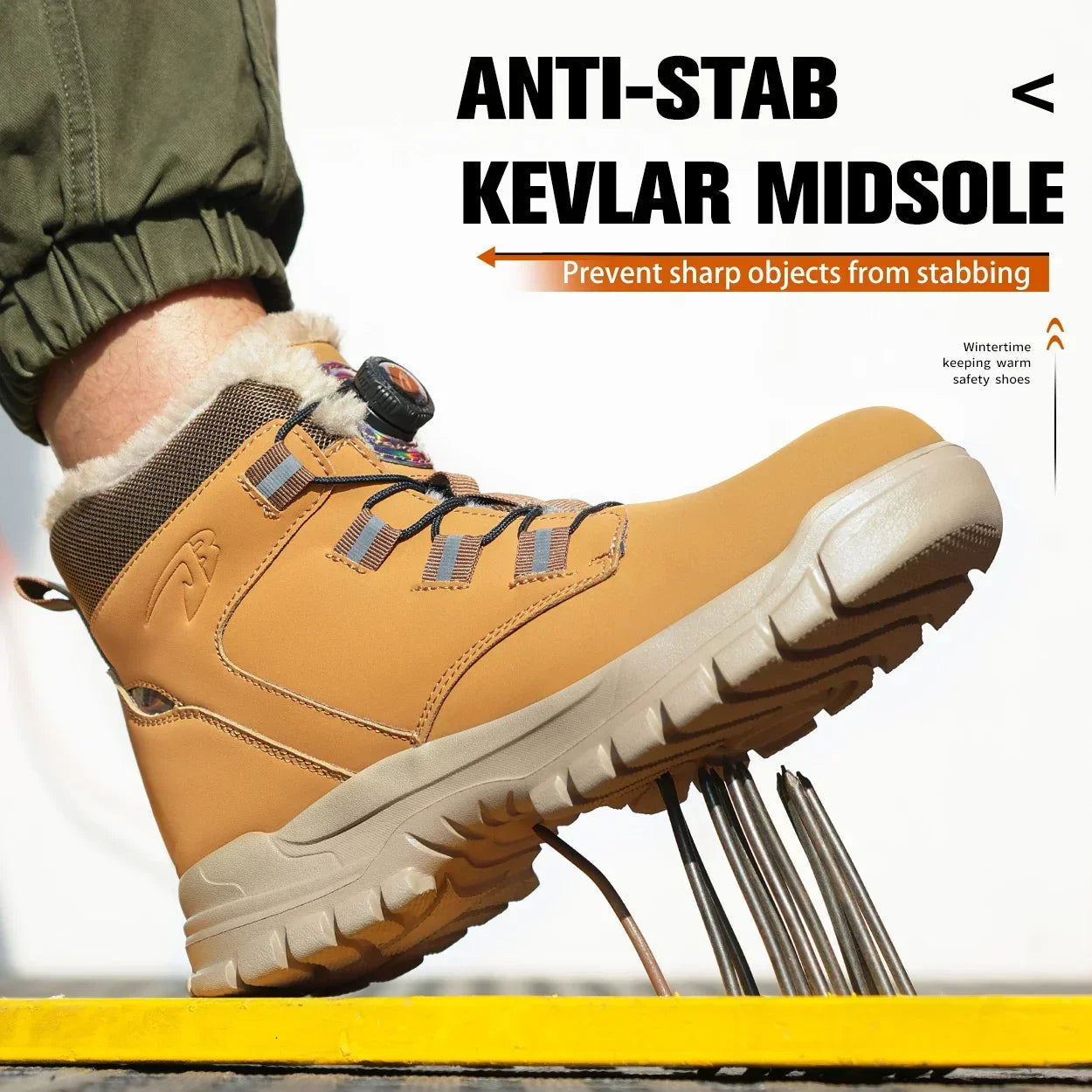 Bottes de Sécurité Hiver Imperméables avec Embout Acier