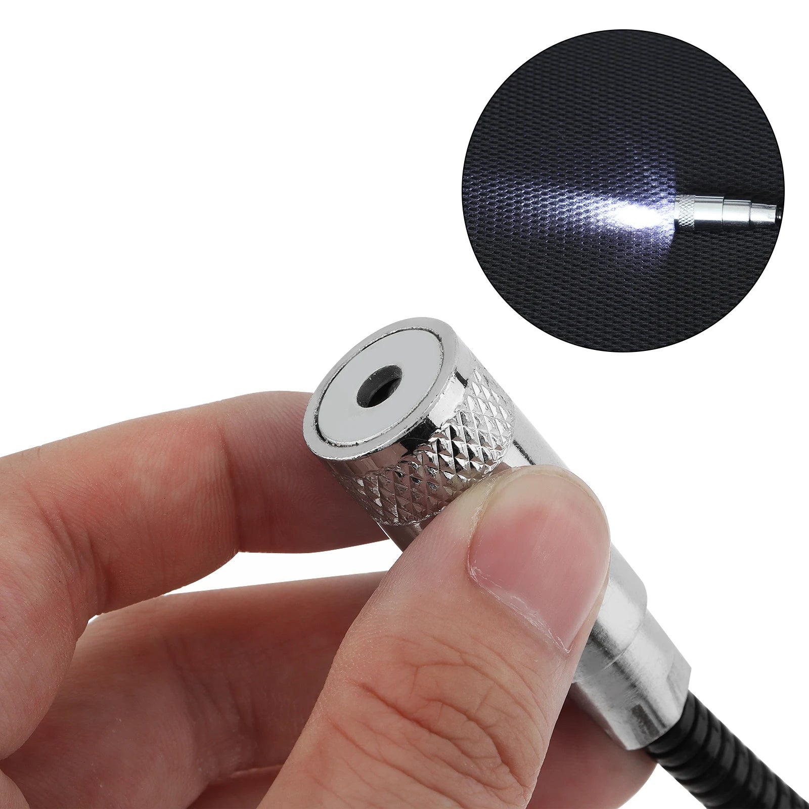 Outil de Ramassage Télescopique et Magnétique – Lumière LED Intégrée