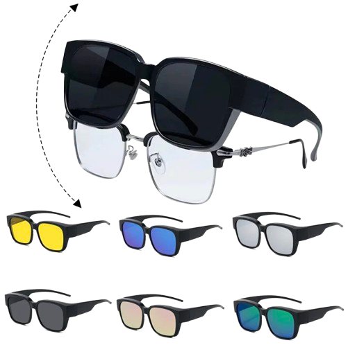 Surlunettes Solaires Polarisantes - Modèle Mixte