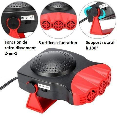 Désembueur et Dégivreur Chauffant pour Voiture