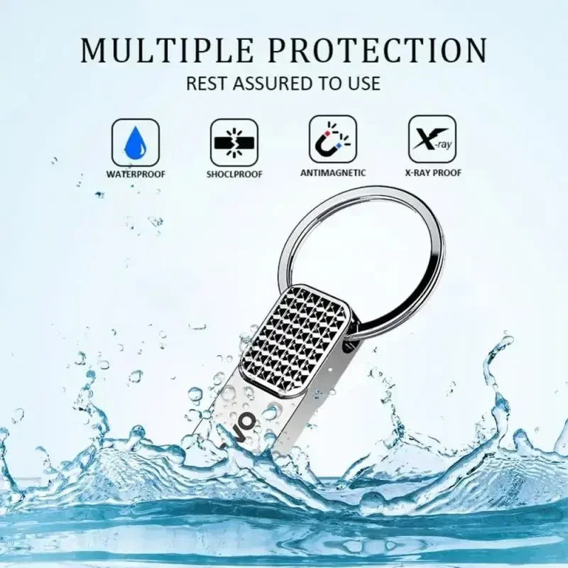 Lenovo - Mini clé USB 2TO en métal Haute Vitesse