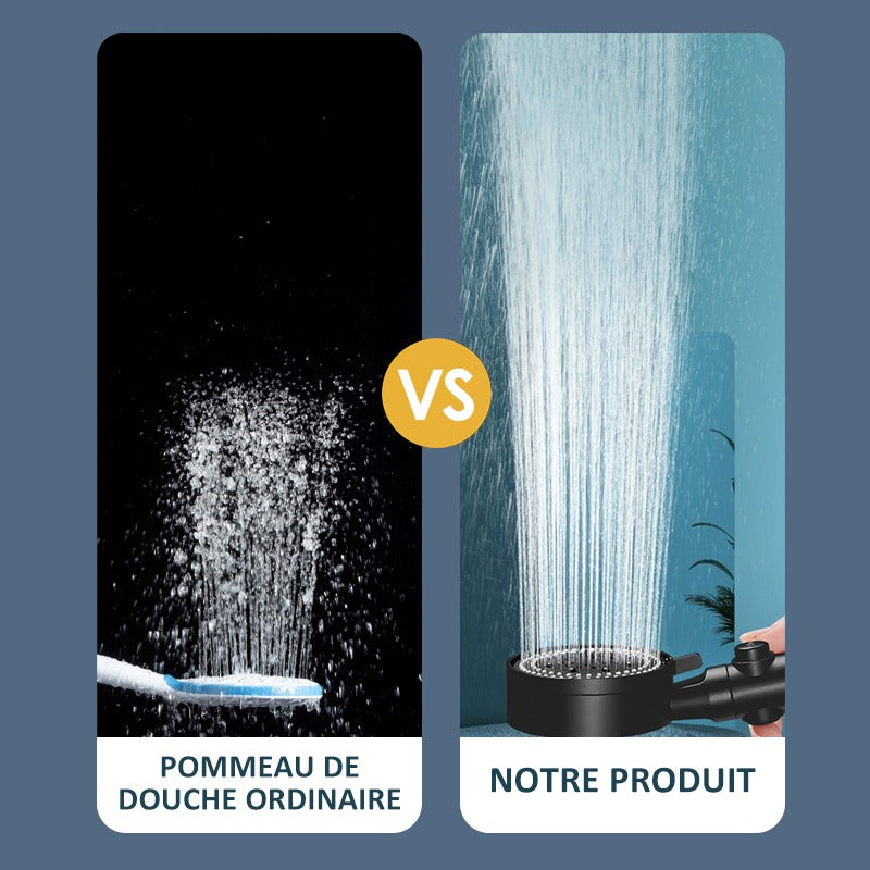 Pommeau de douche haute pression et économique 5 modes