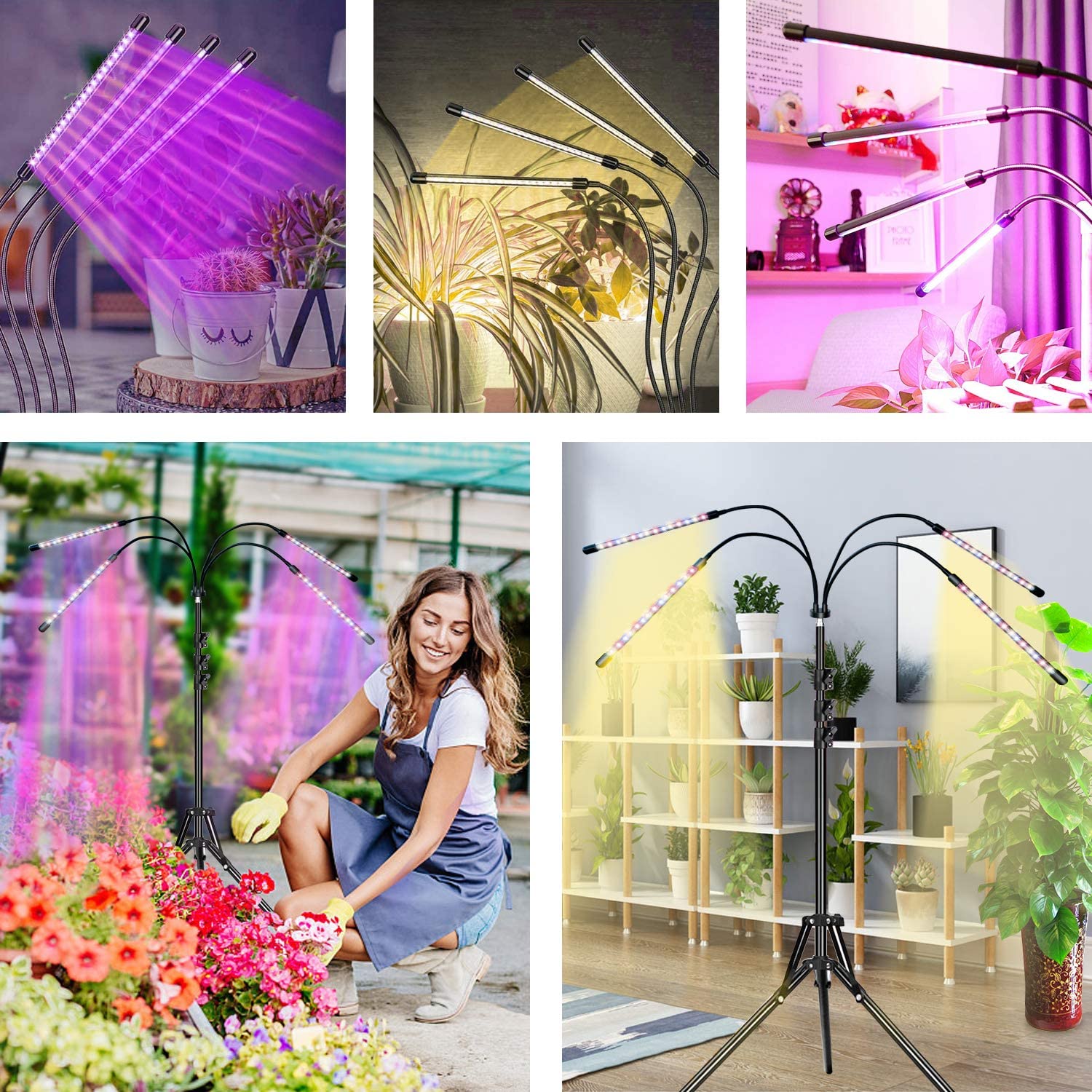Lampe Horticole à LED 360°