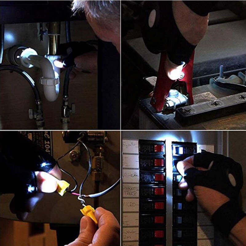 Gant lumineux mécanicien à LED – weboutillage