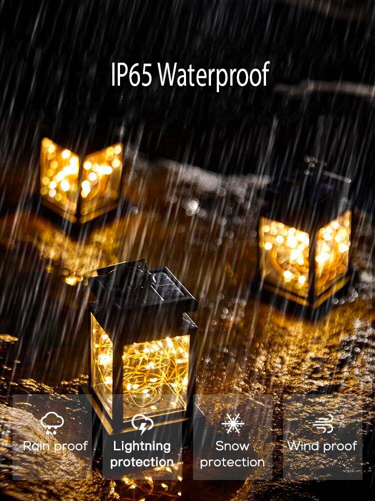 Lampe LED waterproof et solaire