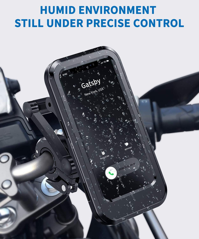 Support de téléphone imperméable et tactile pour vélo