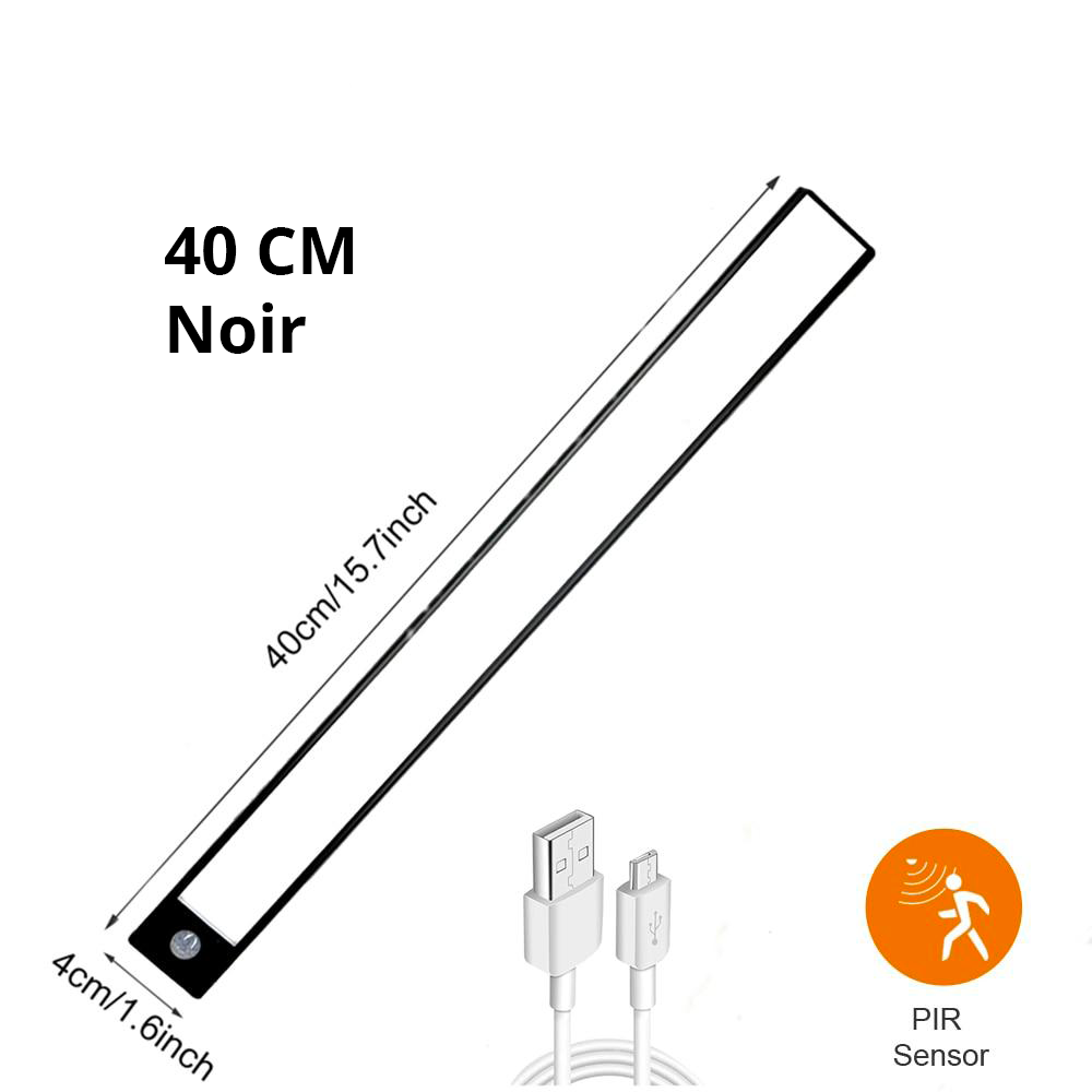 Réglette LED sans-fil avec capteur de mouvement